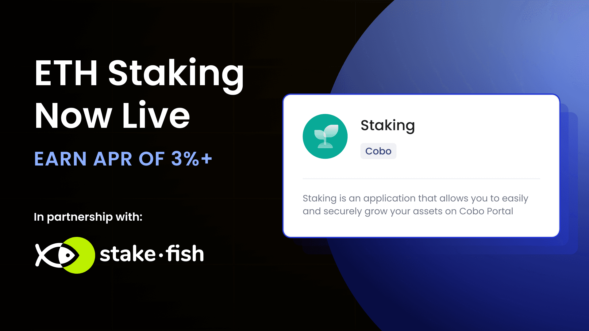 Cobo Portal 上线 ETH Staking 服务